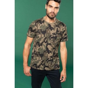 Men's short sleeve camo T-shirt - kariban