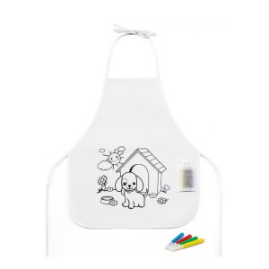 NILO. Apron for children to colour in