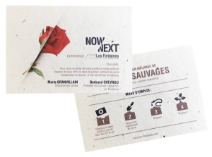 Sowing mats 10.5 x 14.8 cm - A6 200 gr both sides