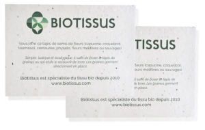 Sowing mat 21 x 29 cm - A4 200 gr recto