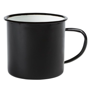 Enamelled metal mug