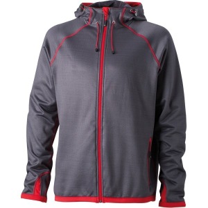 Men's hooded fleece jacket
