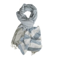 Wind fringed scarf
