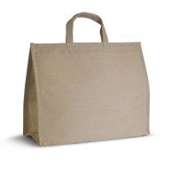 Jute and cotton cooler bag 45x36x18cm