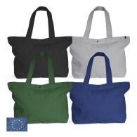 Beach bag in organic cotton gots European manufacture