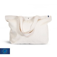 Beach bag in organic cotton GOTS European manufacture