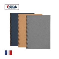 A5 spiral notebook made in France