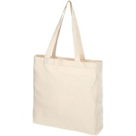 Gusseted shopping bag in recycled polycotton 210g