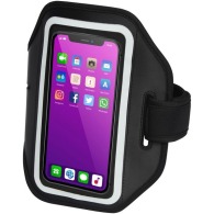 Reflective wristband for smartphone with transparent case Haile