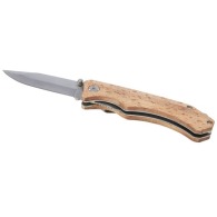 Dave wooden pocket knife with belt clip