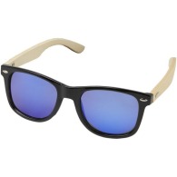 Taiy mirrored polarized sunglasses in rPET/bamboo in gift box