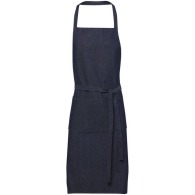 Jeen apron in recycled denim 200 gsm
