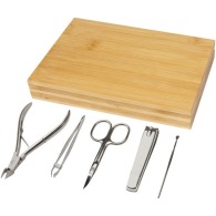 Ladia 5-piece manicure set in bamboo