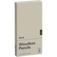 Set of 5 k'arst® 2b wood-free graphite pencils