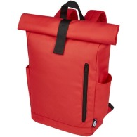 Byron 18 L RPET GRS 15.6 backpack with roll-up top