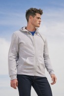 Unisex stone zip-up sweatshirt