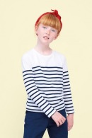 Children's long-sleeved striped T-shirt - MATELOT LSL KIDS