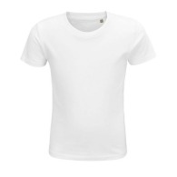 CRUSADER KIDS - Kid's jersey t-shirt with round neck - White