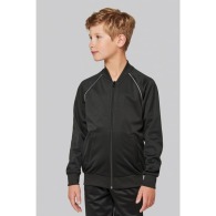 Zip-up tracksuit jacket with children's piping