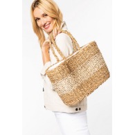 Jute and sea rush basket bag