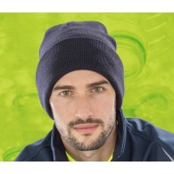 RECYCLED WOOLLY SKI HAT - Thick recycled acrylic hat