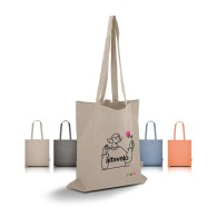 Tote bag in 100% recycled cotton