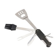 REFLECTS-GILFORD BLACK multifunctional barbecue tool