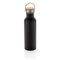 700ml stainless steel bottle with bamboo lid