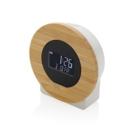 Desk clock in FSC® bamboo and RCS Utah recycled plastic