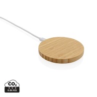 15W cordless charger in FSC® bamboo