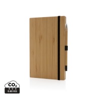 Set with notebook and infinity pencil in FSC ® bamboo