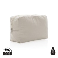 Aware toiletry bag in non-dyed recycled canvas