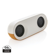 10W speaker in RCS recycled plastic and Oregon cork