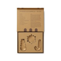 Set of 3 cookie cutters