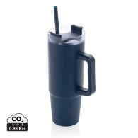 900ml mug with recycled plastic handle RCS