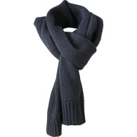 Knitted winter scarf