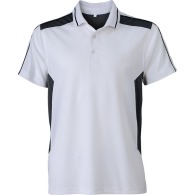 Two-tone workwear polo shirt