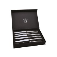 Set of 6 Laguiole stainless steel table knife