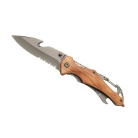 Olive wood safety knife