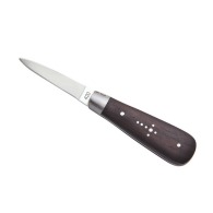 Solid wood oyster knife