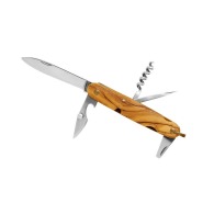 Volga multifunction knife, olive wood