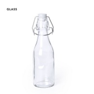 Mini glass bottle with cap 260 ml