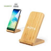 Bamboo stand with 5W cordless charge