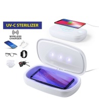 UV sterilization housing with charger