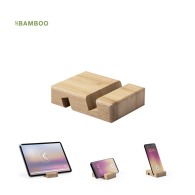 Double notch bamboo stand