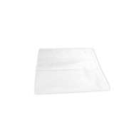 Plain white tea towel