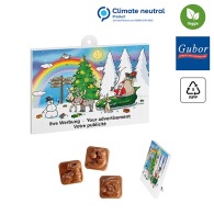 Advent calendar with chocolate for 5