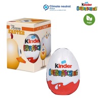surprise Kinder egg, in a gift box with oval window