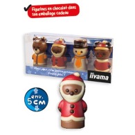 Mini Xmas crew chocolate Christmas figurines