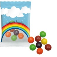 Skittles in a promotional bag